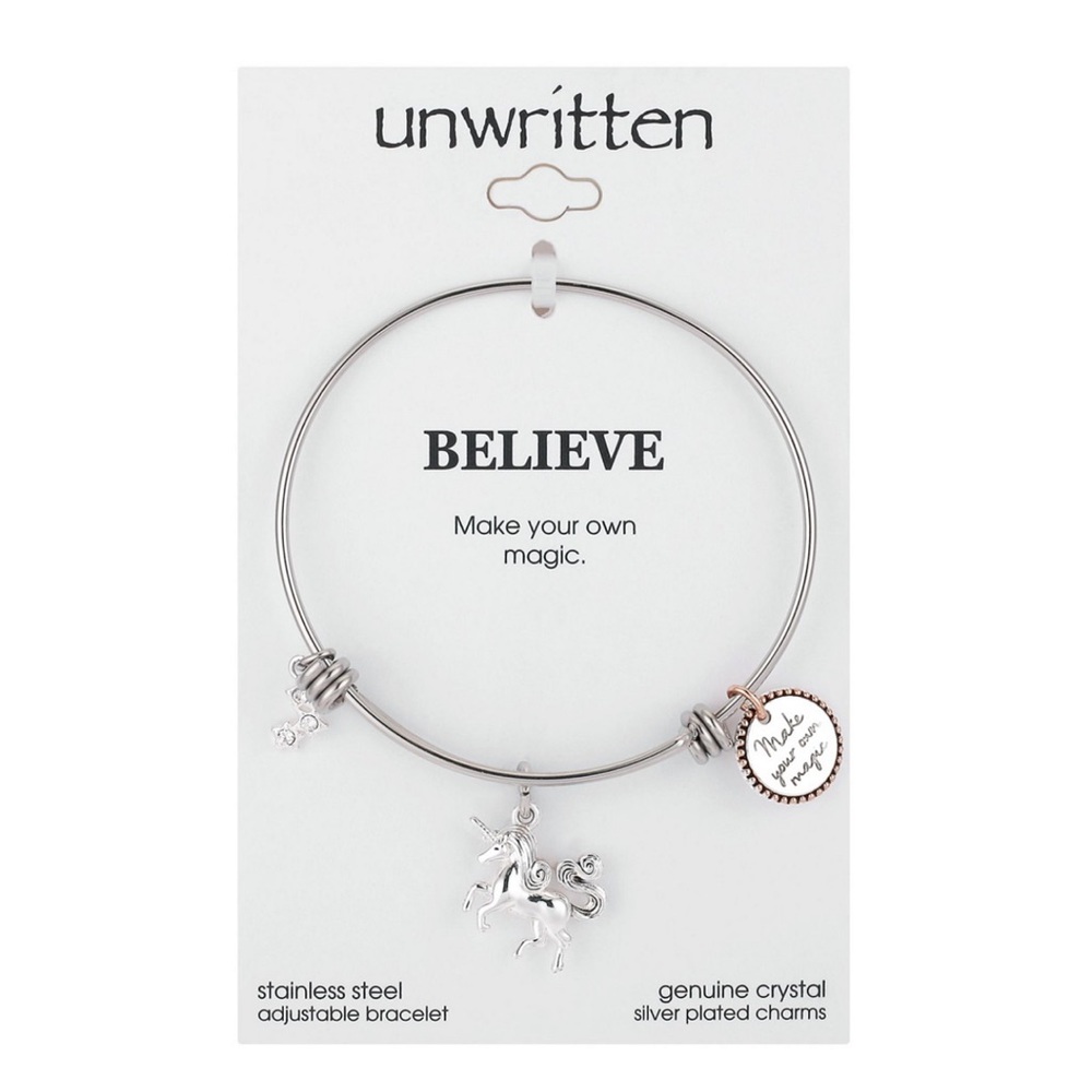 Unwritten Stainless Steel Adjustable Bracelet